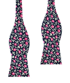 Fijian Floral Self Bow Tie