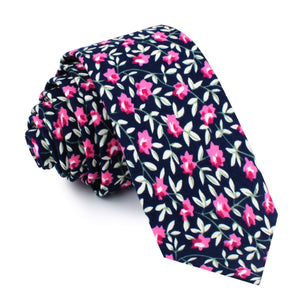 Fijian Floral Skinny Tie