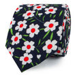 Fijian Midnight Floral Skinny Ties