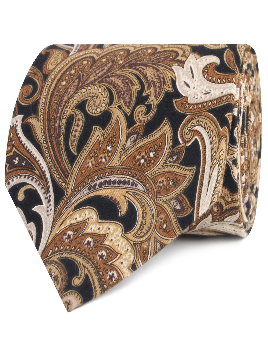 Filicudi Brown Paisley Necktie