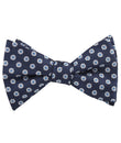 Fiori Blu Floral Self Tied Bow Tie