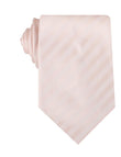 Flamenco Blush Pink Striped Necktie