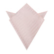 Flamenco Blush Pink Striped Pocket Square