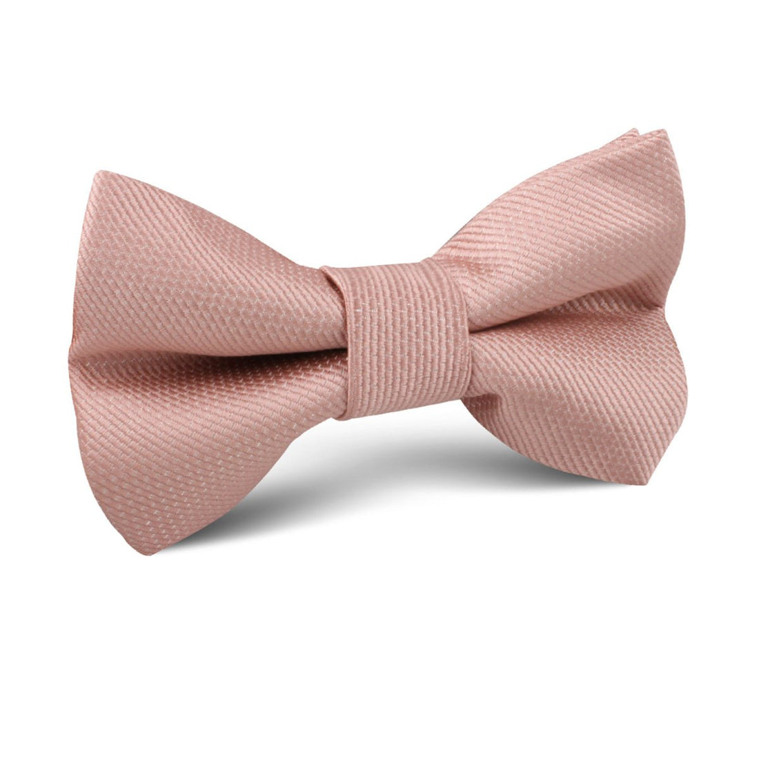 Flamingo Ballet Blush Pink Weave Kids Bow Tie