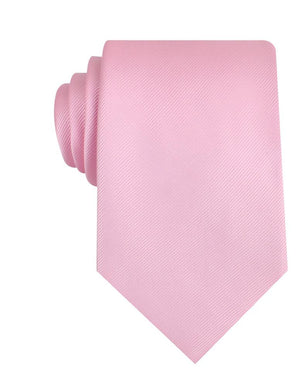 Flamingo Pink Twill Necktie