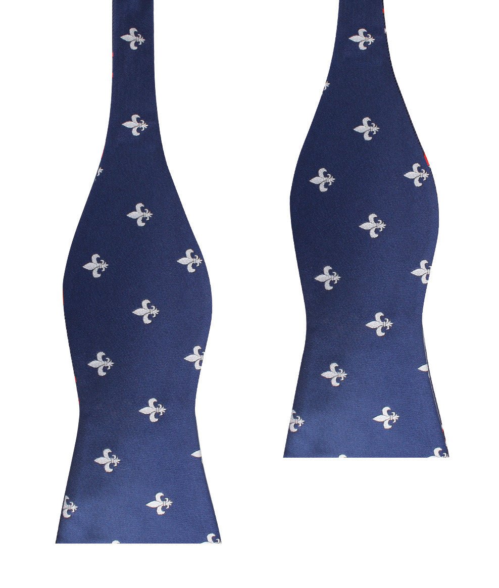 Fleur De Lis Self Bow Tie