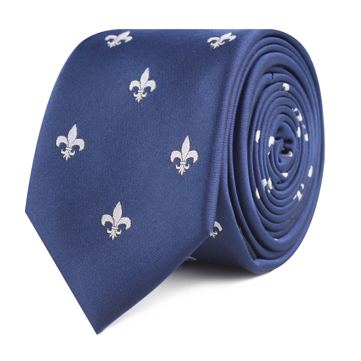 Fleur De Lis Slim Tie