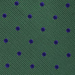 Forest Green Dark Polkadot Fabric Necktie