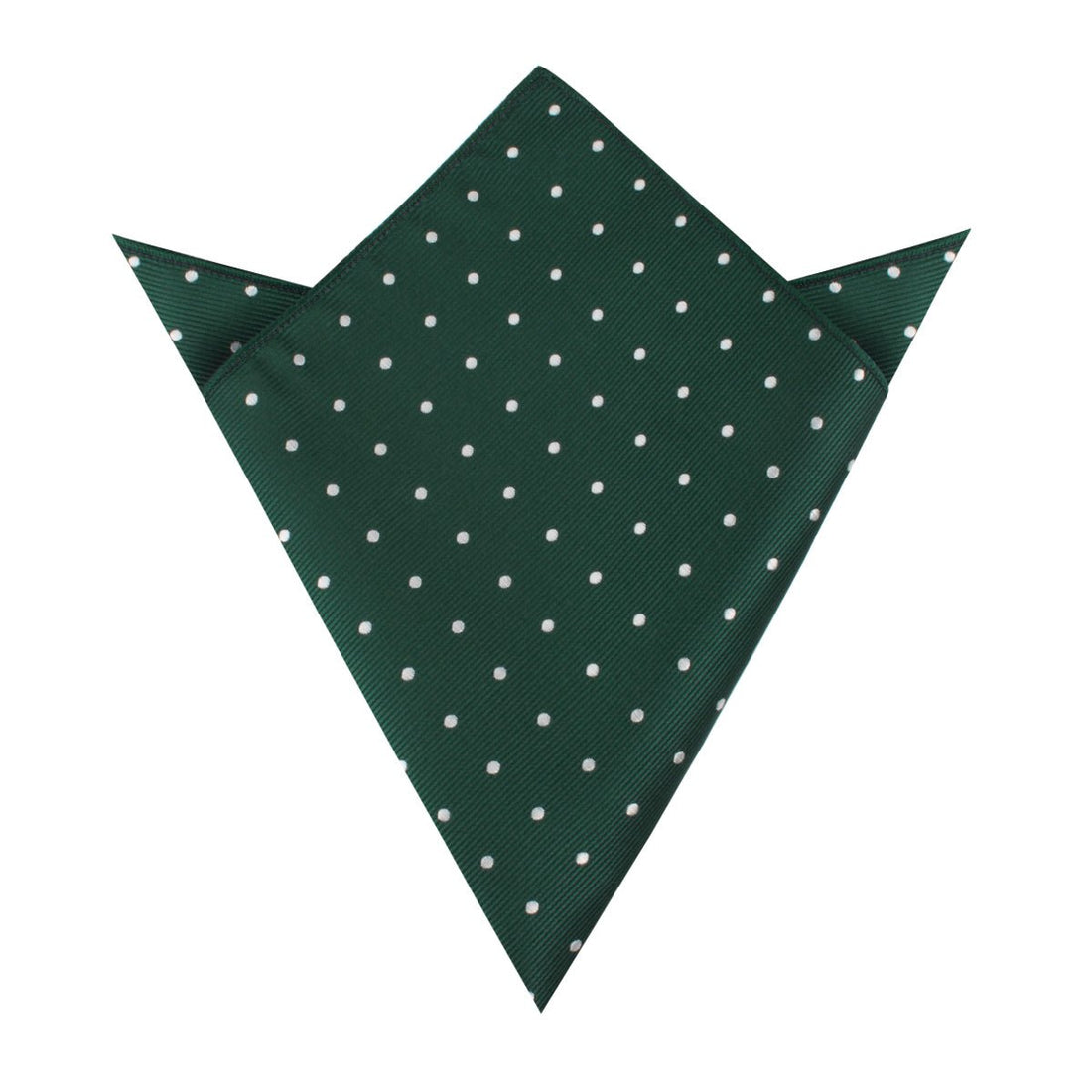 Forest Green Polka Pocket Square