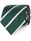 Forest Green Striped Neckties