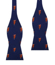 Fox Island Navy Self Bow Tie