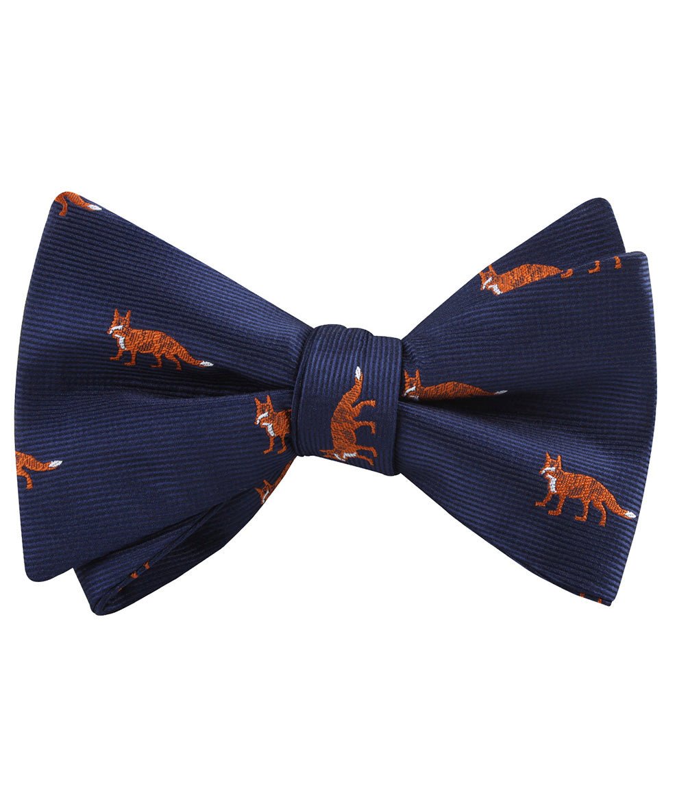 Fox Island Navy Self Tied Bow Tie