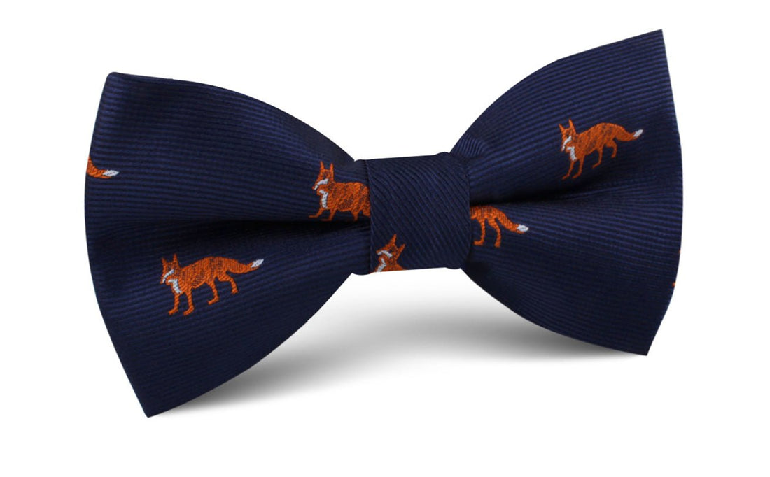 Fox Island Navy Bow Tie