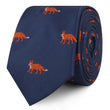 Fox Island Navy Skinny Ties