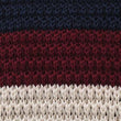 Underwood Maroon & Blue Knitted Tie Fabric