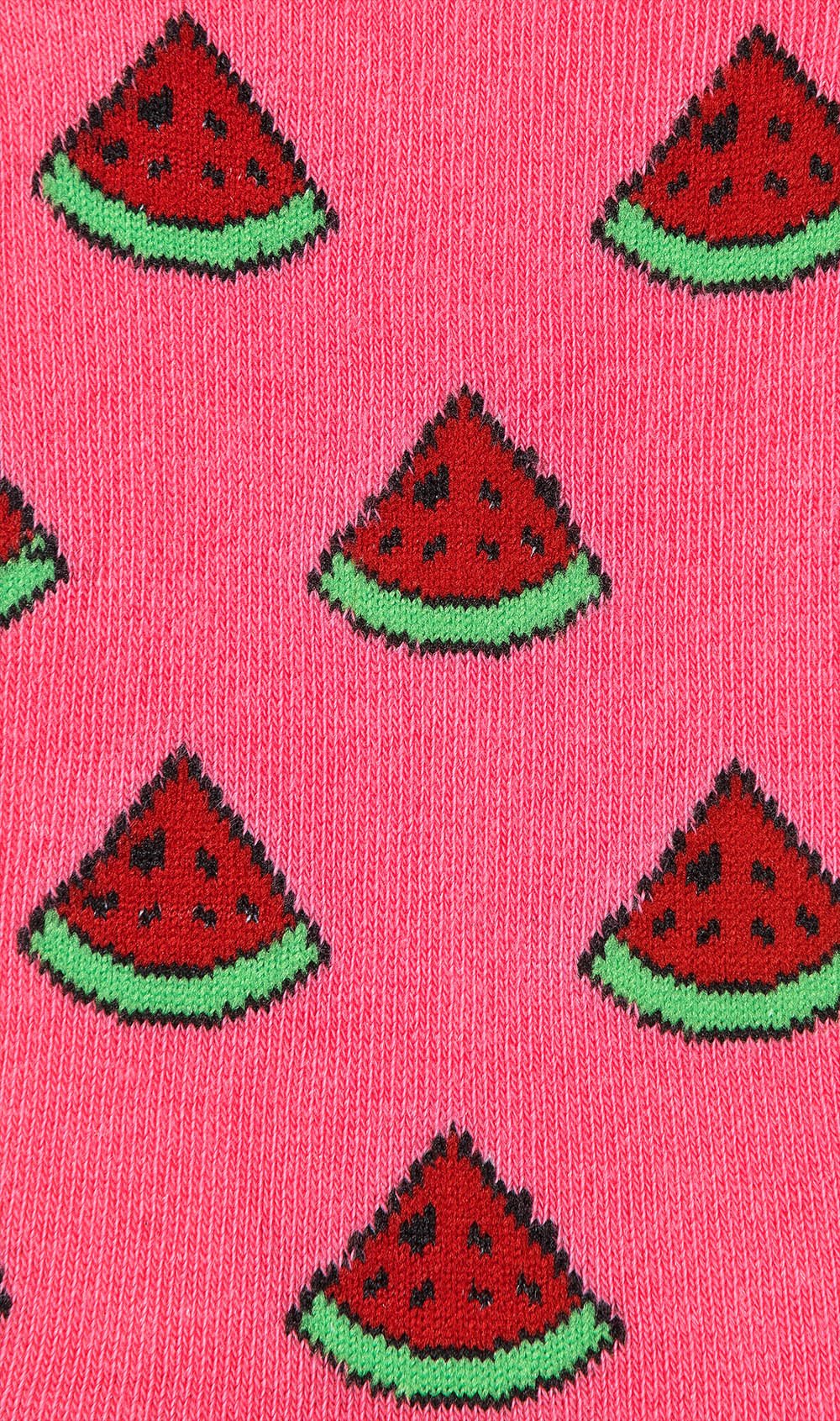 Fresh Watermelon Low Cut Socks Pattern Fabric