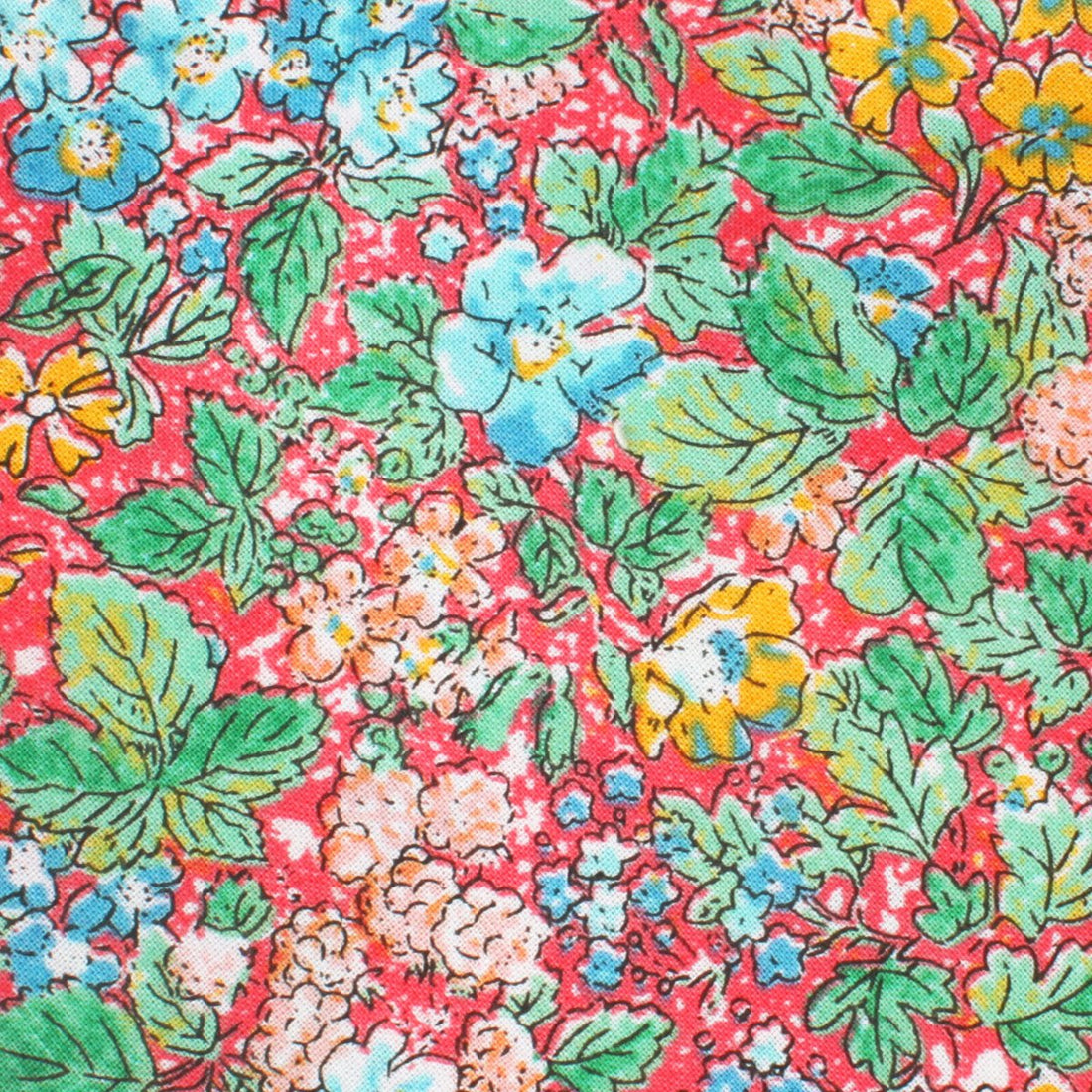 Gardens of Versailles Floral Necktie Fabric