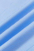 Gekko Gingham Blue Twill Non-Iron Shirt