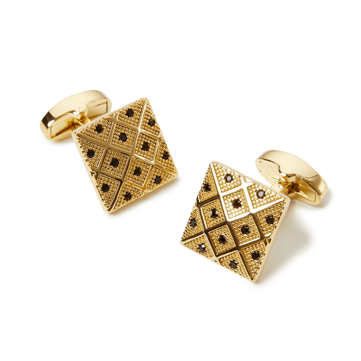 Geneva Black Diamond Cufflinks