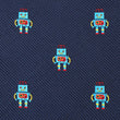 Genesis Robot Pocket Square Fabric