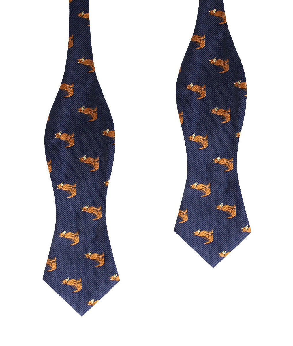 German Shepherd Dog Diamond Self Bow Tie