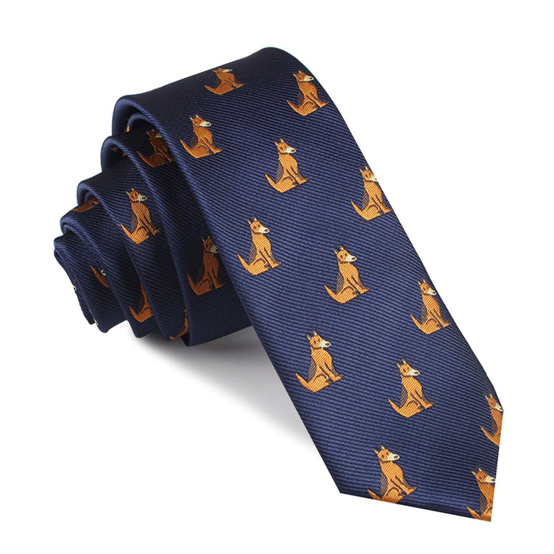 German Shepherd Dog Skinny Tie