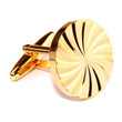 Gold Circle Cufflinks Middle OTAA