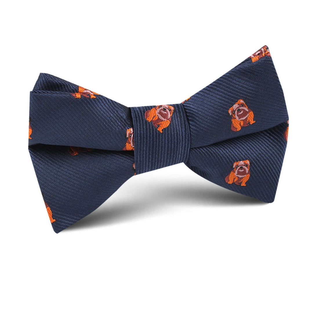 Golden Bulldog Kids Bow Tie