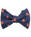 Golden Bulldog Self Tie Bow Tie