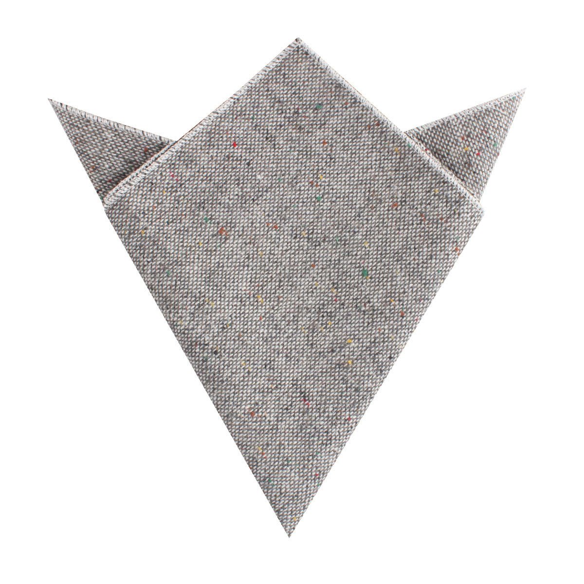 Gray Sharkskin Pocket Square