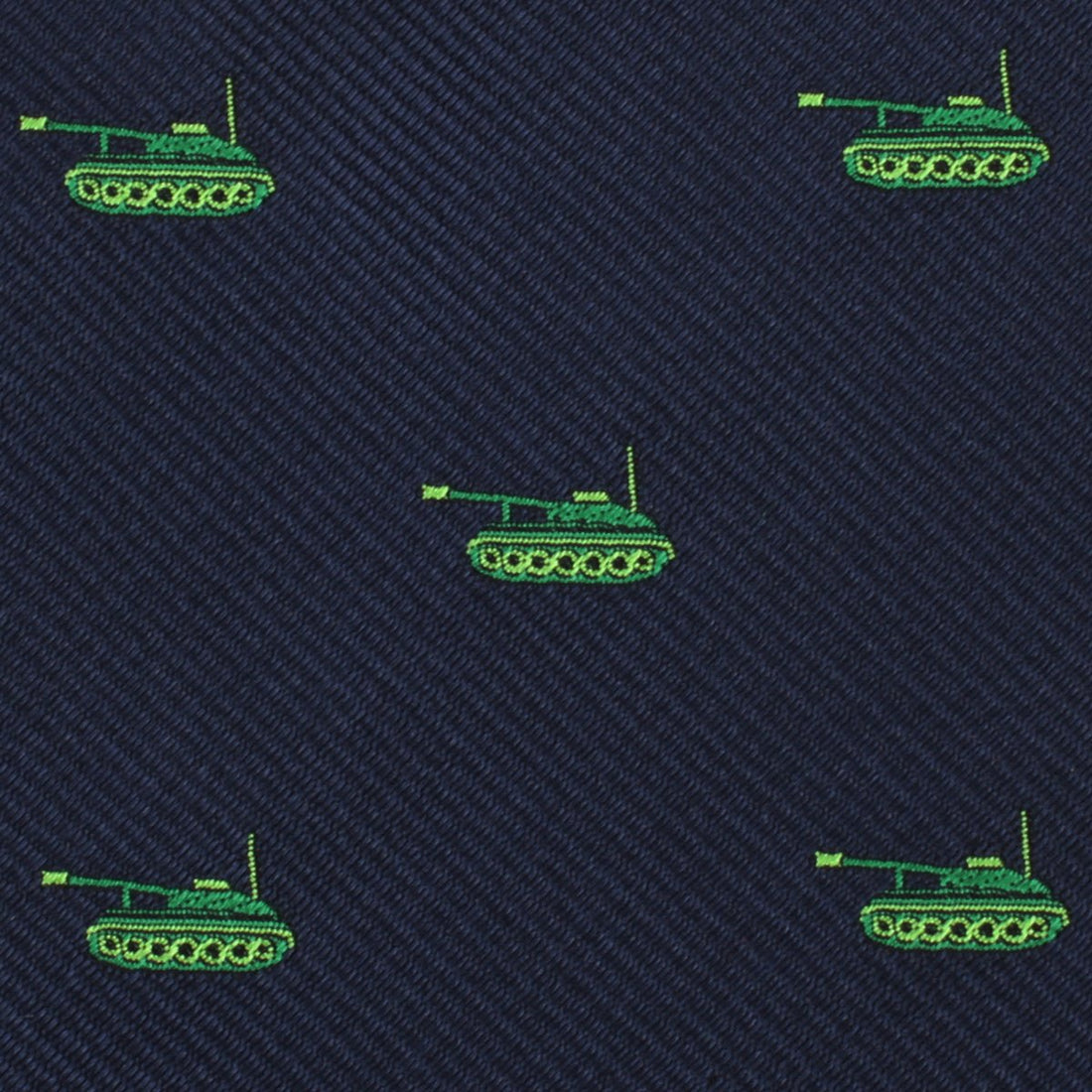 Green Army Tank Kids Bow Tie Fabric