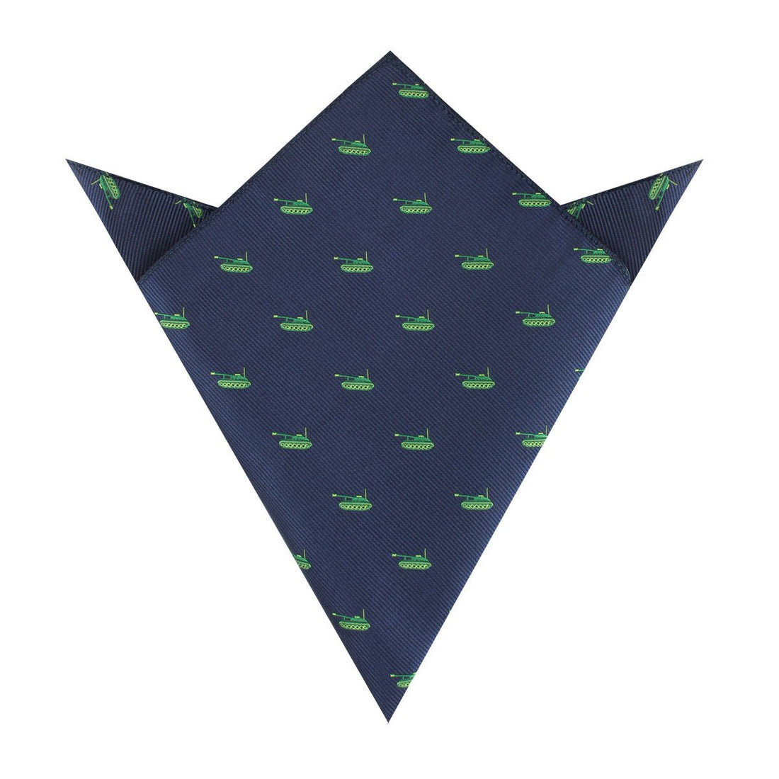 Green Army Tank Pocket Square