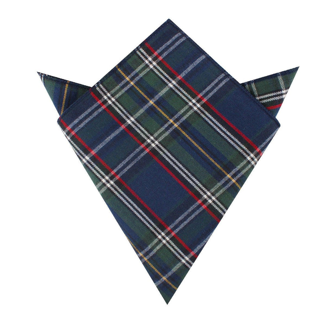 Green Scottish Kilt Pocket Square