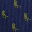 Green T-Rex Dinosaur Fabric Mens Diamond Bowtie