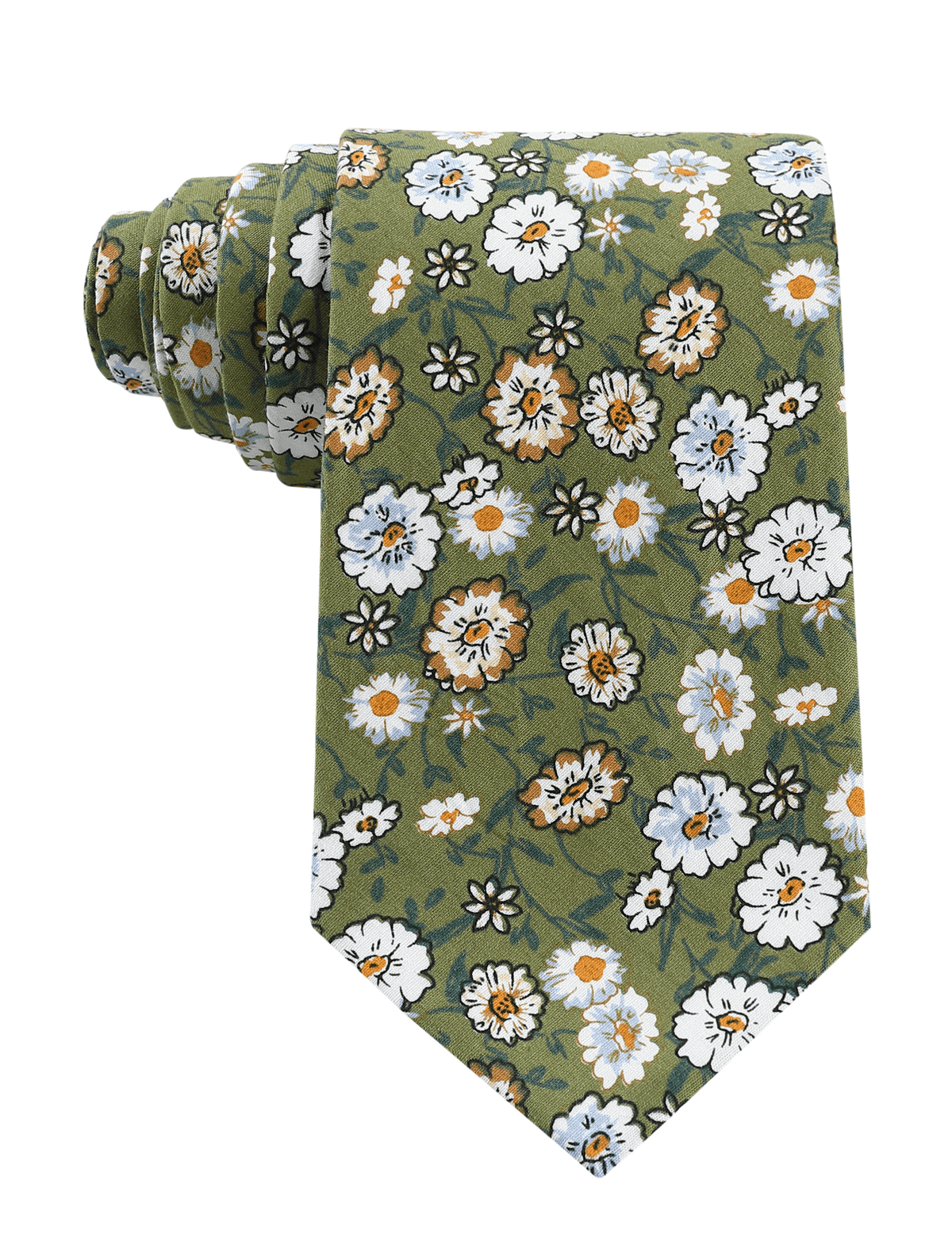 Greenfield Daisy Floral Tie 