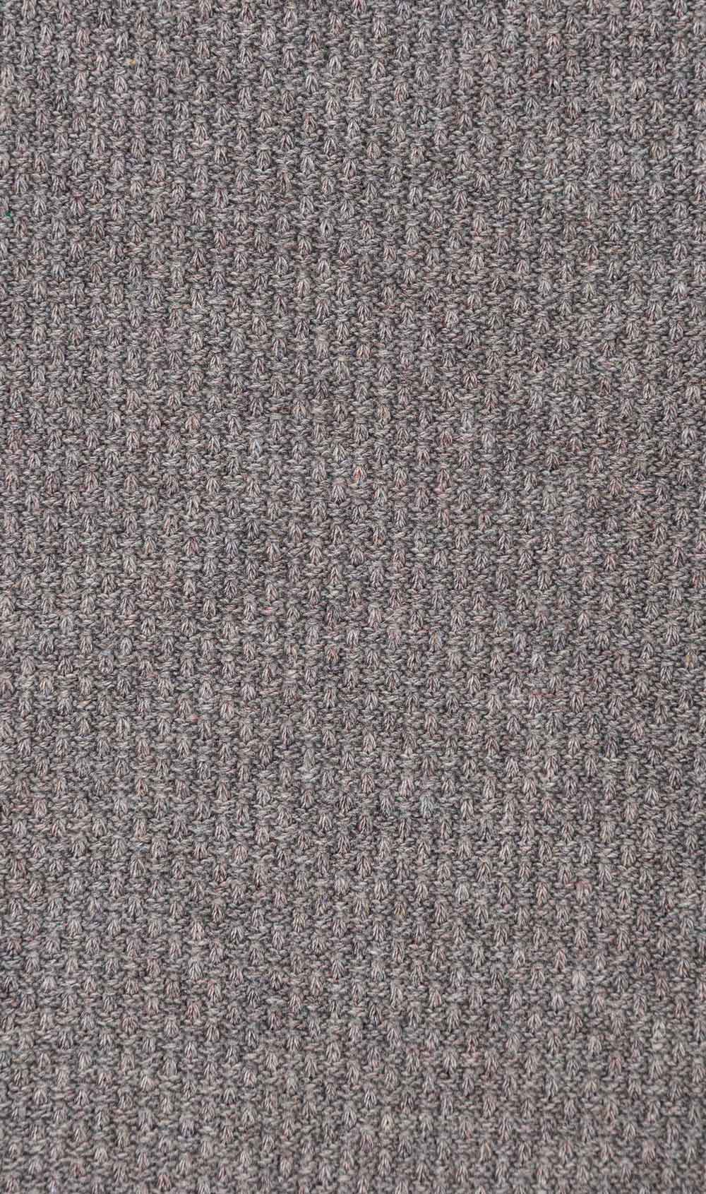 Grey Textured Cotton-Blend Socks Fabric