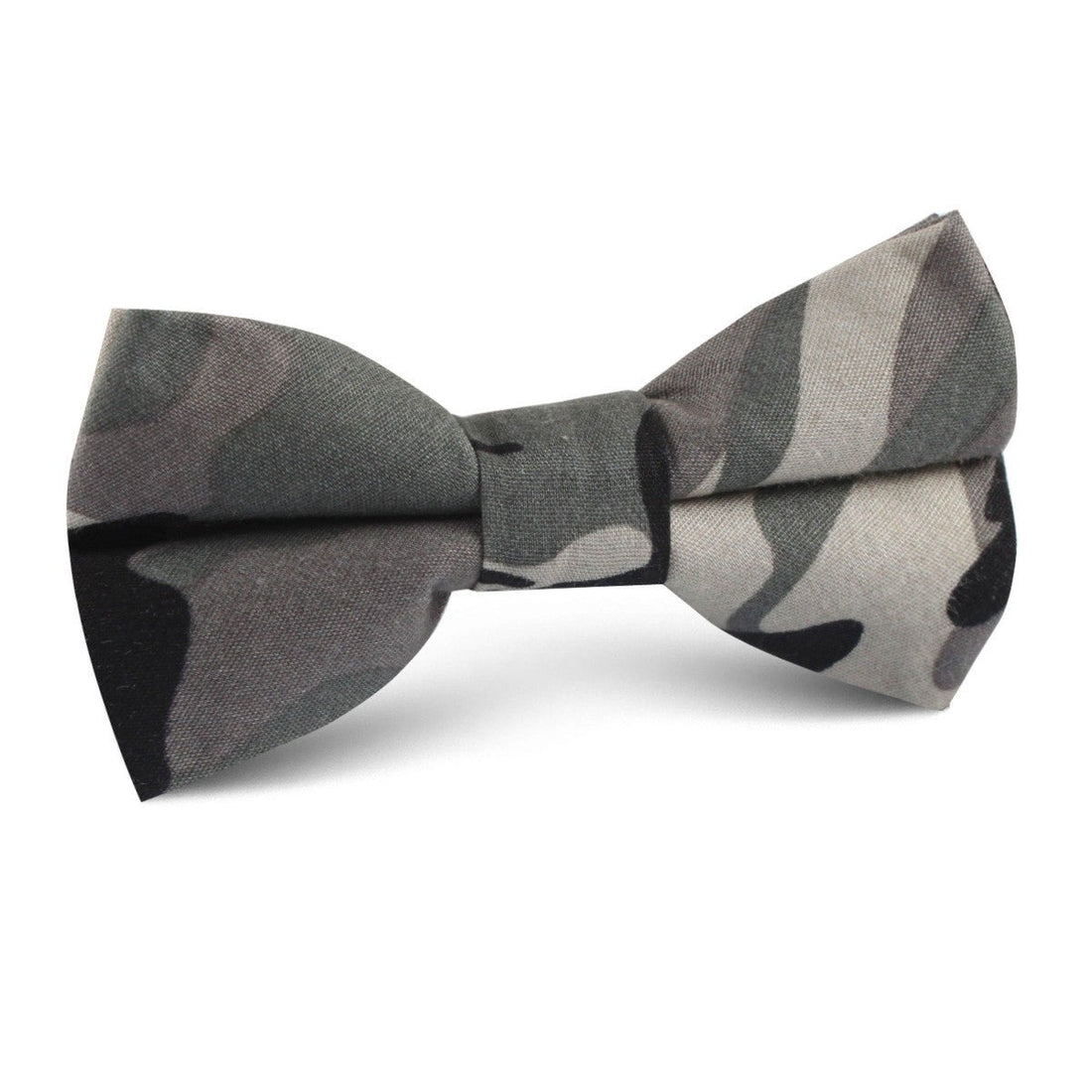 Grey Camo Kids Bow Tie