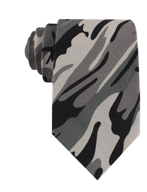 Grey Camo Tie