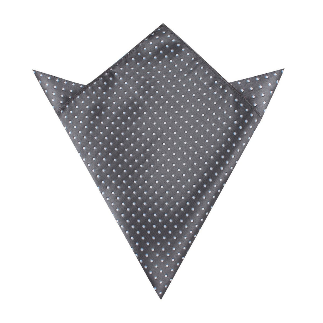 Grey Mini Polka Dots Pocket Square