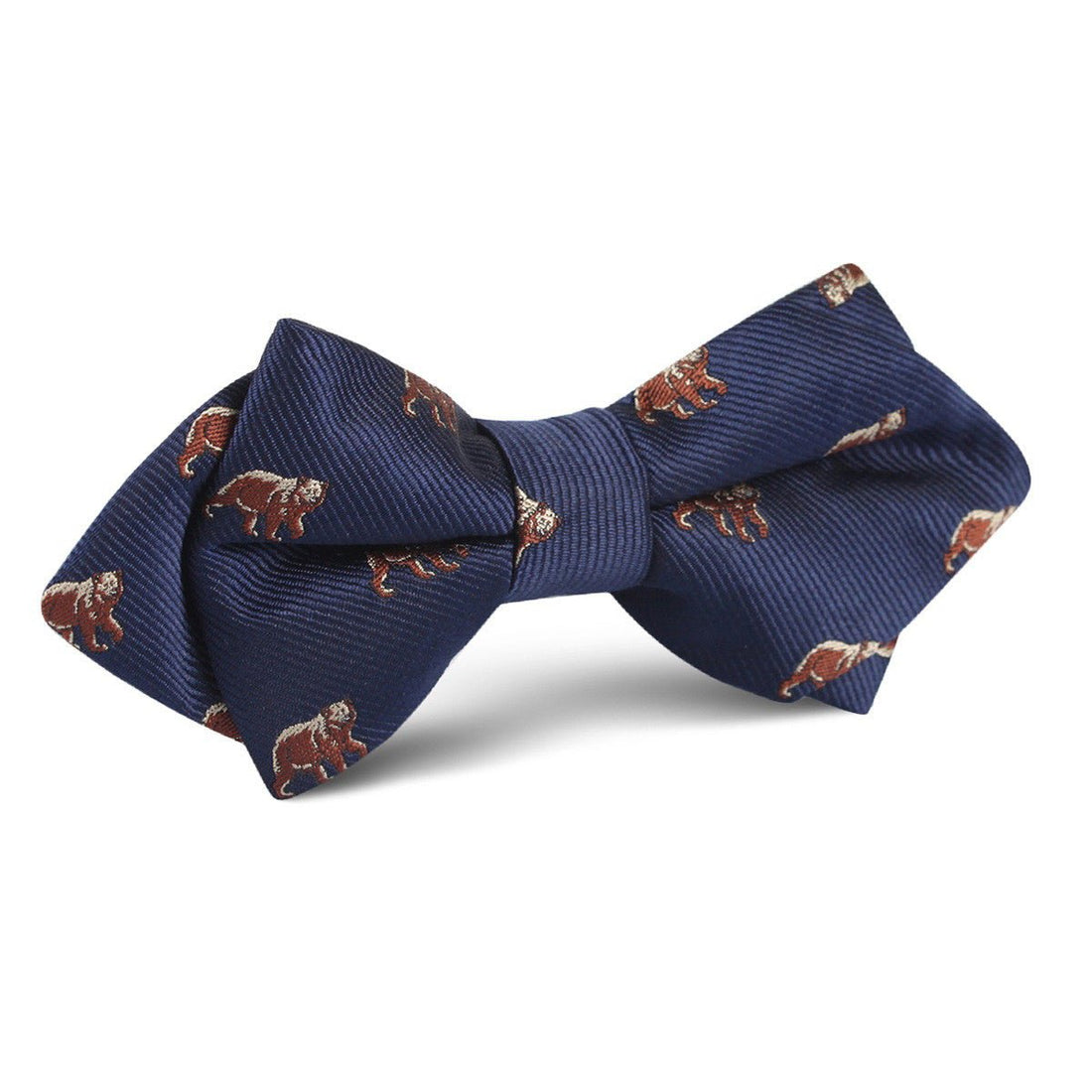 Grizzly Bear Diamond Bow Tie