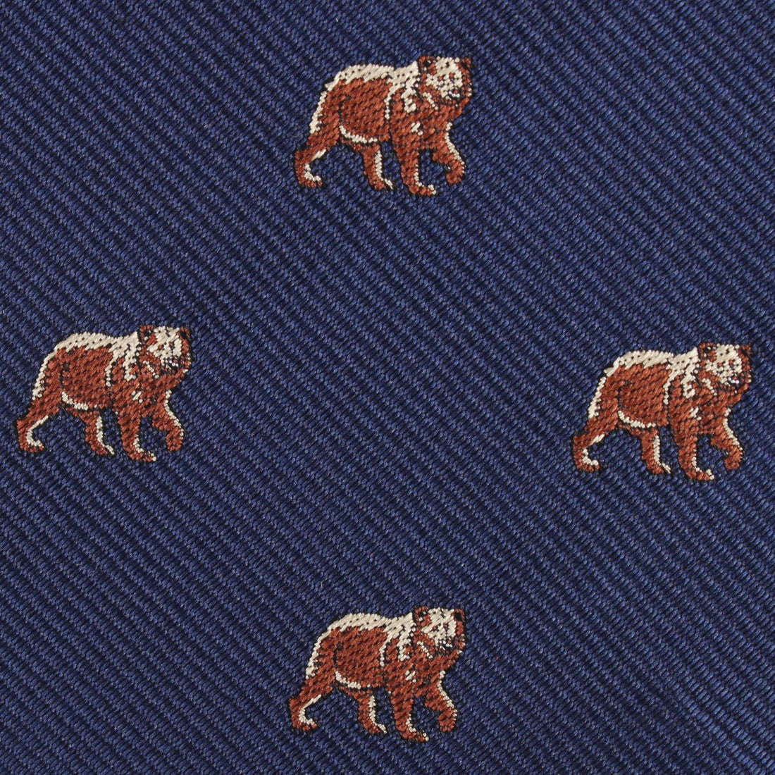 Grizzly Bear Fabric Necktie