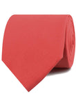 Guava Coral Linen Neckties