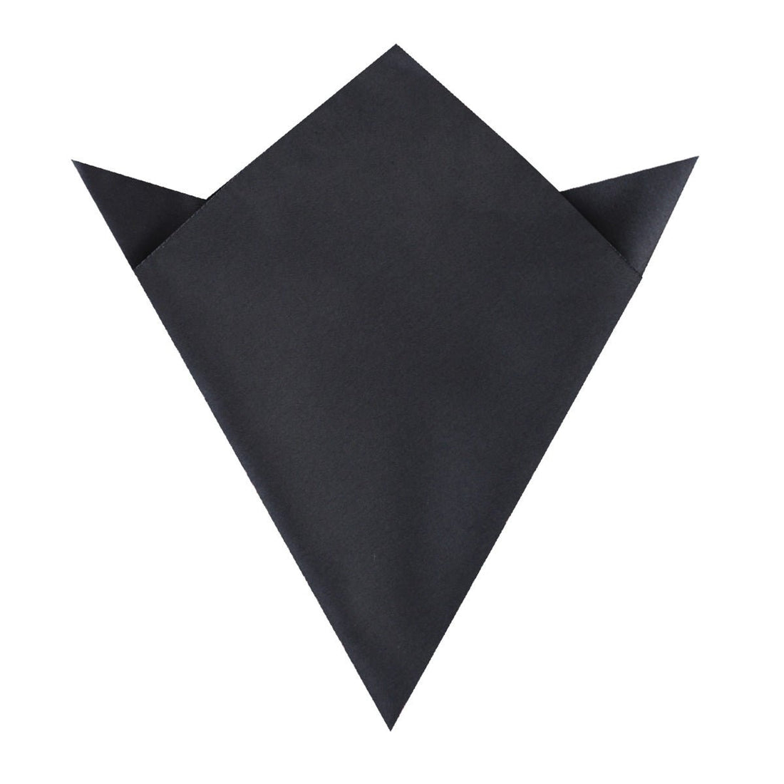 Gun Grey Satin Pocket Square