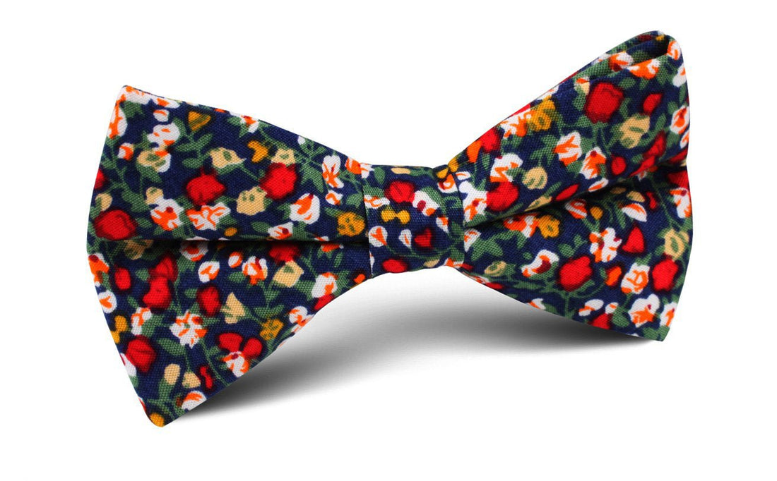 Hanoi Red Rose Bow Tie