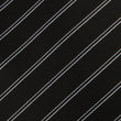 Boston Black Striped Self Bow Tie Fabric