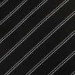 Boston Black Striped Necktie Fabric