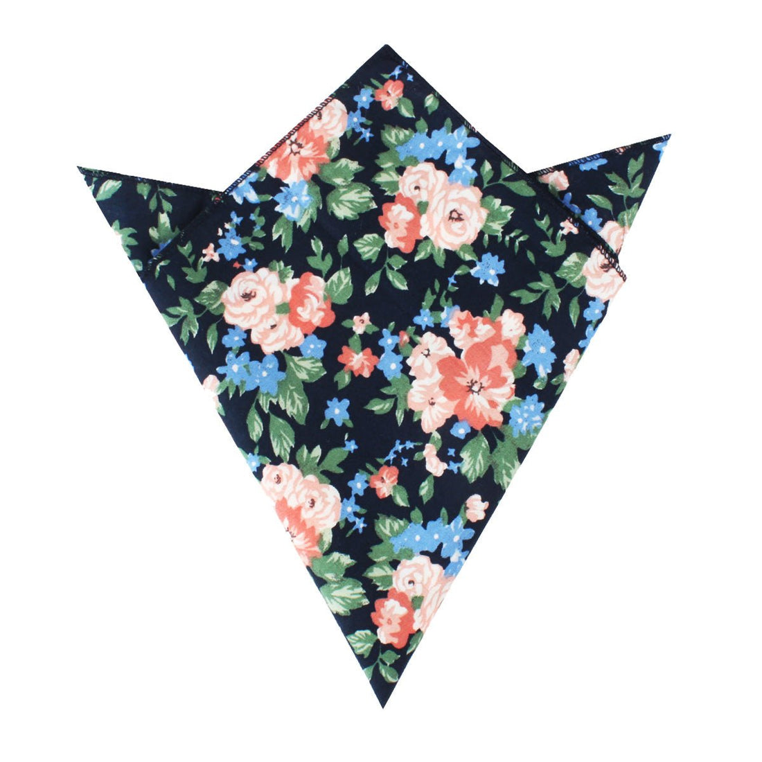 Havana Pink Floral Pocket Square