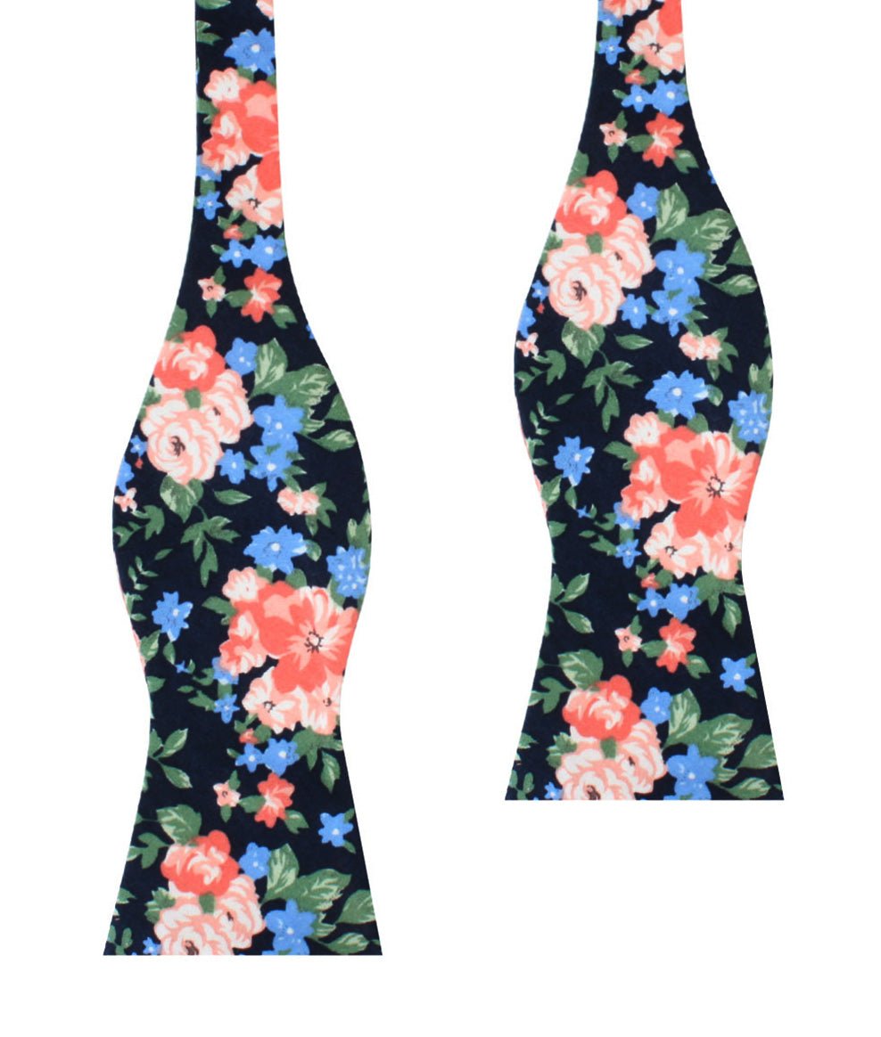 Havana Pink Floral Self Bow Tie