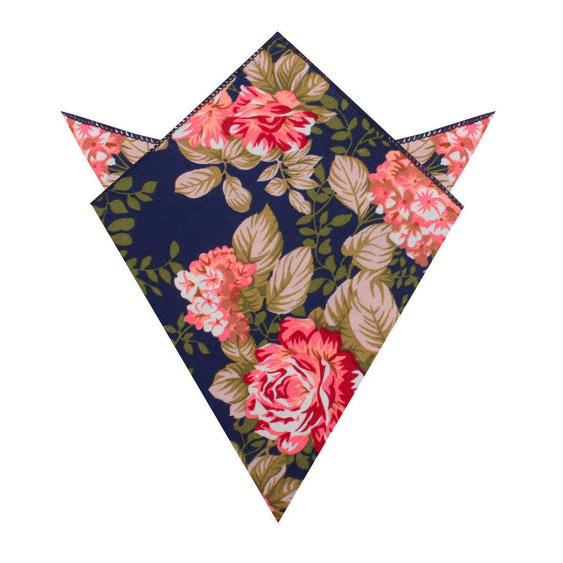 Hawaiian Pink Floral Pocket Square