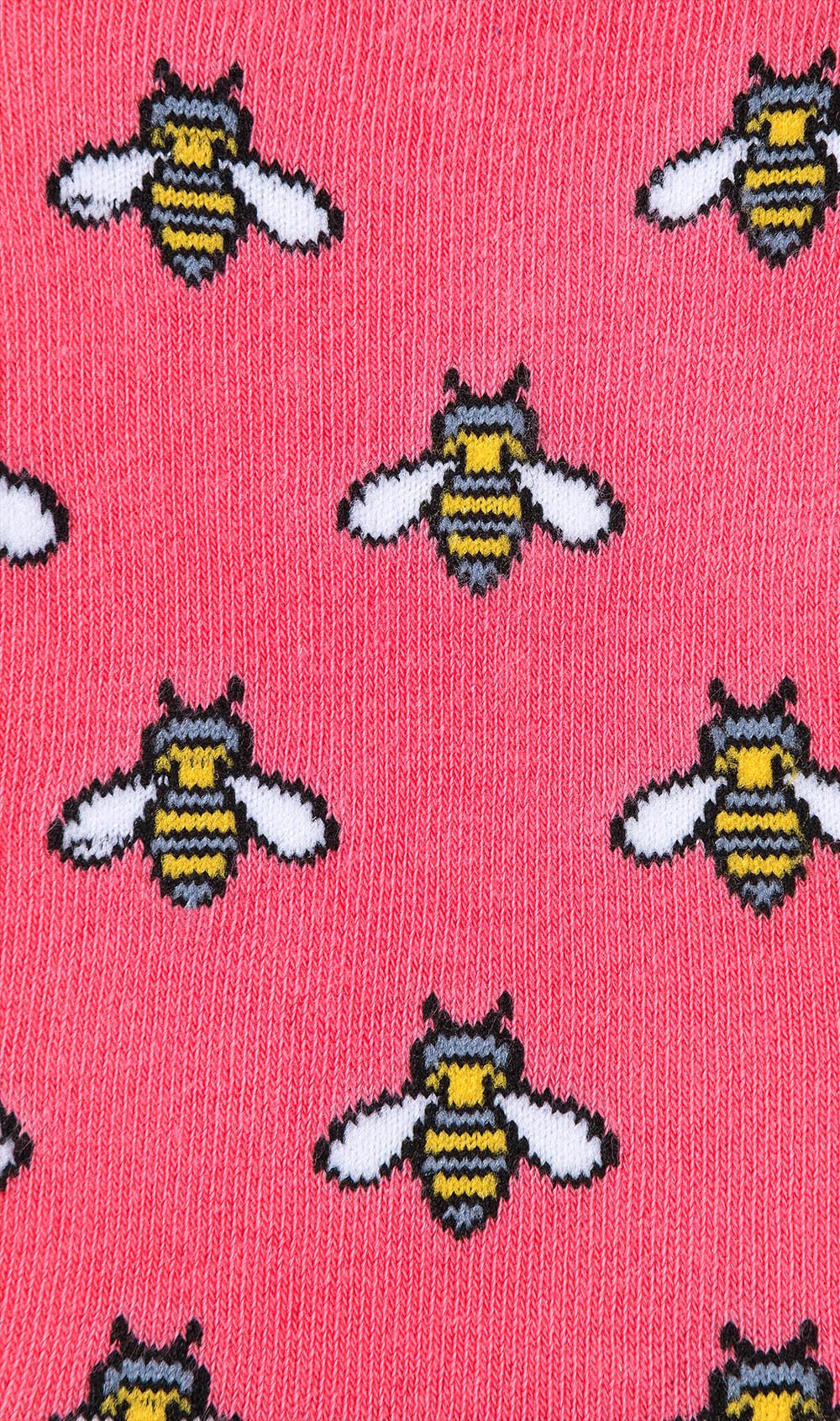 Honey Bee Low Cut Socks Pattern Fabric